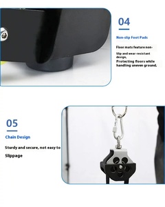 HUAVIGOR HKY-JS03 Trainer Isoinertale con Volano da 28kg, Macchina Multifunzione per Allenamento di Forza per <span class=keywords><strong>Palestra</strong></span>, Casa e Studio Fitness - Product Image 6