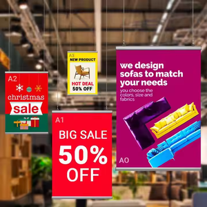 Grande bannière d'intérieur <span class=keywords><strong>de</strong></span> plafond <span class=keywords><strong>de</strong></span> fond <span class=keywords><strong>de</strong></span> vente accrochant la grande bannière d'événement suspendu par aire <span class=keywords><strong>de</strong></span> jeu d'événements - Product Image 4