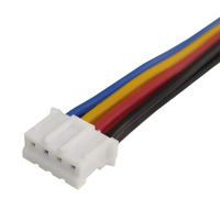 Graphics Card Fan Power Cable 12cm PH2.0 Small 4Pin to Double 3Pin 4Pin PVC Fan Cable Power Adapter Cable Lead Wire