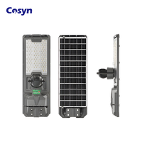Lámpara Solar de Jardín de Litio Personalizada de 300W 500W para Exteriores, con Cámaras CCTV IP PTZ de 4K 8MP, Sensor WiFi 4G y Luz Solar para Calle