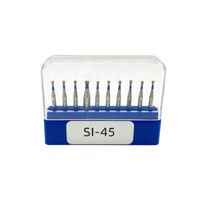 หัวกรอเพชรสำหรับงานทันตกรรม รุ่น Sr Rs Sf Di Wf Wr Si So Bc Cf หัวกรอทรงกรวย ขนาด 1.6 มม. สีฟ้า สำหรับเครื่องกรอความเร็วสูง - Product Image 4