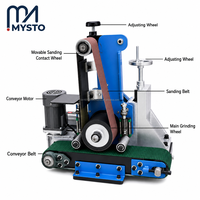 Machine de polissage automatique monoposte robuste à prix d'usine pour le finissage des surfaces en acier inoxydable des roulements et engrenages de moteur