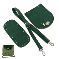 Offre Spéciale : Kit DIY Sac Seau en Cuir – Matériaux et Accessoires pour Sac à Main Tricoté au Crochet Style Rétro Élégant pour Couture et Artisanat