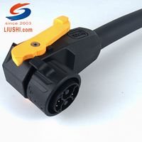 Connecteur de Charge M25 2+6 Femelle 30-50A, Faisceau de Câbles pour Batterie de Vélo Électrique et Scooter, Prise Circulaire en Nylon