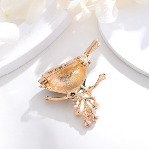 Japon corée coloré émail Animal <span class=keywords><strong>Birdie</strong></span> broche multicolore mignon petit oiseau broches broches vêtements Corsage accessoires - Product Image 6