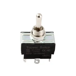 Toowei Hot Sale 6 Pin 10a 250vac 3 Positie Miniatuur Soldeerschakelaar (Aan) Uit (Aan) Kortstondig Voor Vrachtwagens