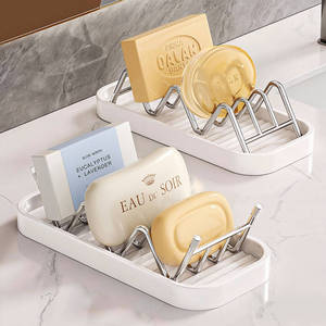 Stainless Steel Drain Rack With Tray Oval Shape Quick Dry For Kitchen Sink Storage Modern Design - Product Image 4