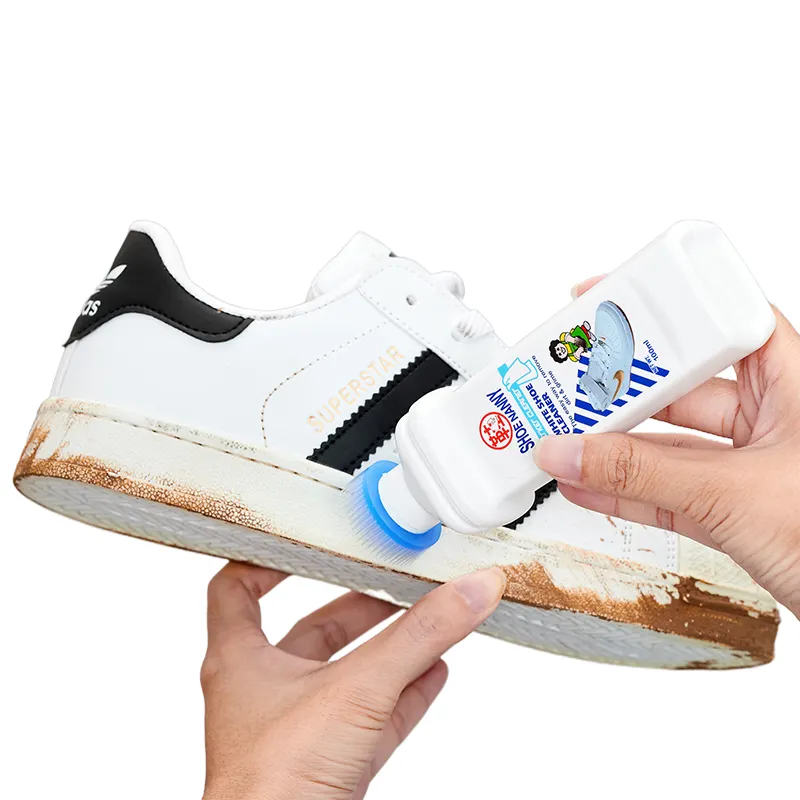 フットウェアケア製品スニーカーウォッシュフリー多目的ブーツクリーナーブラシで靴を掃除するための液体