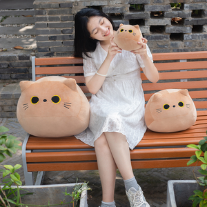 Hete Verkoop Nieuwe 3d Zwarte Kat Grote Knuffel Zacht Plushtoy Kussen Schattig Kawaii Dier Knuffel Kussen Zacht Kat Pluche Pop Speelgoed - Product Image 5