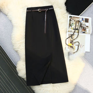 Jupe de Costume Élégante pour Femme, Taille Haute, Mi-Longue, Multifonctionnelle, Décontractée et de Travail, Printemps-Automne - Product Image 2