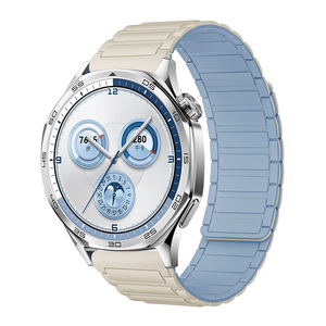 Eraysun dây đồng hồ bền điều chỉnh được cho cả nam và nữ dây đồng hồ từ tính silicon ba hạt thế hệ thứ tư <span class=keywords><strong>18mm</strong></span> 20mm 22mm mềm mại - Product Image 3