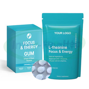 Permen Kunyah Ausreson OEM Vitamin <span class=keywords><strong>L</strong></span> <span class=keywords><strong>Theanine</strong></span> Suplemen Kesehatan Otak Energi Fokus Rasa Mint <span class=keywords><strong>L</strong></span>-<span class=keywords><strong>Theanine</strong></span> Permen Fokus dan Energi - Product Image 2