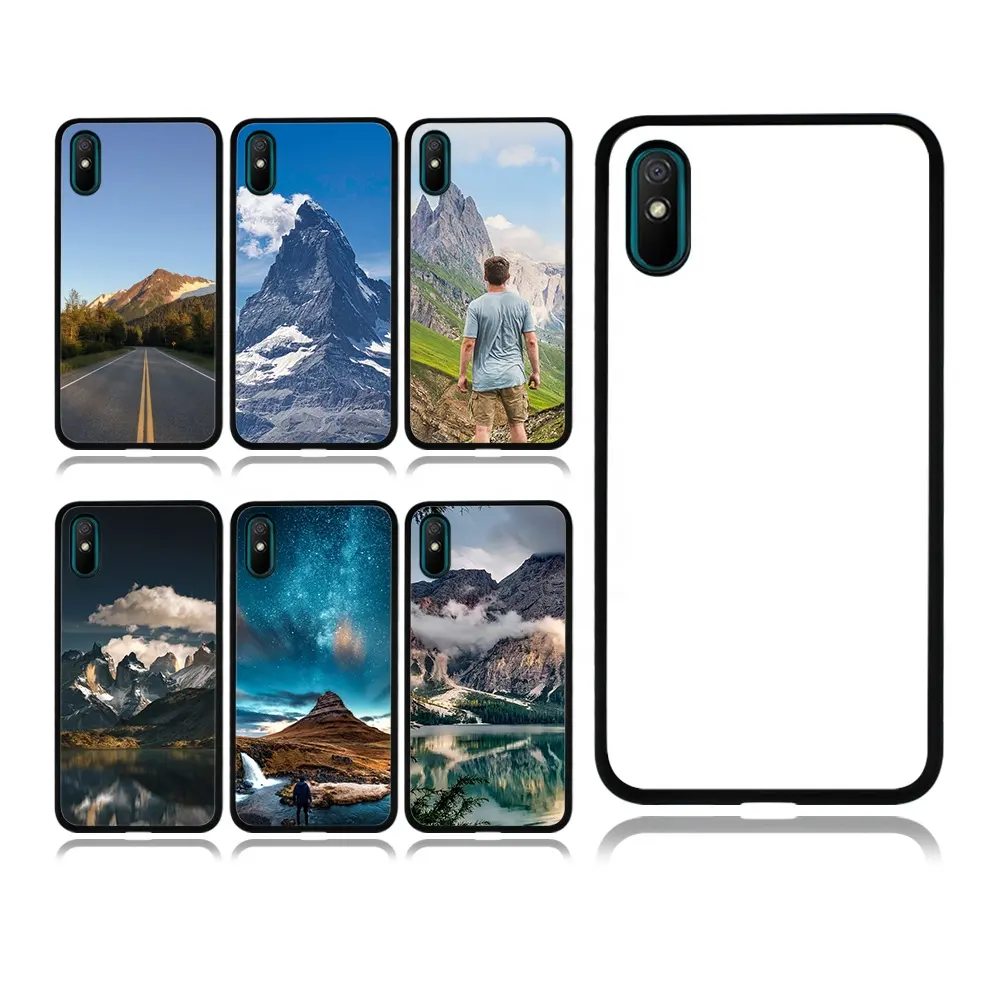 For Redmi 9A High Quality 2D Sublimation Blank Phone Case Custom Design Full Protective Cell Phone Cover for K20 K30 K40 K50 Go
