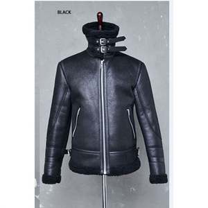 Chaqueta de Cuero de Alta Calidad 2024, Chaqueta de Motociclista Estilo <span class=keywords><strong>Vaquero</strong></span> con Cinturón - Product Image 4