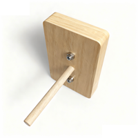 Support pour perroquet, adhésif sans perçage et sans trace, ventouse pour présentation de bijoux, crochet en bois massif, panneau perforé, rangement pour la maison et le supermarché