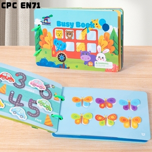 Libro Sensoriale per Bambini 3-6 Anni, Ideale come Regalo, per lo Sviluppo <span class=keywords><strong>Cognitivo</strong></span>, l'Apprendimento dell'<span class=keywords><strong>Autismo</strong></span> e la Cognizione degli Animali - Product Image 1
