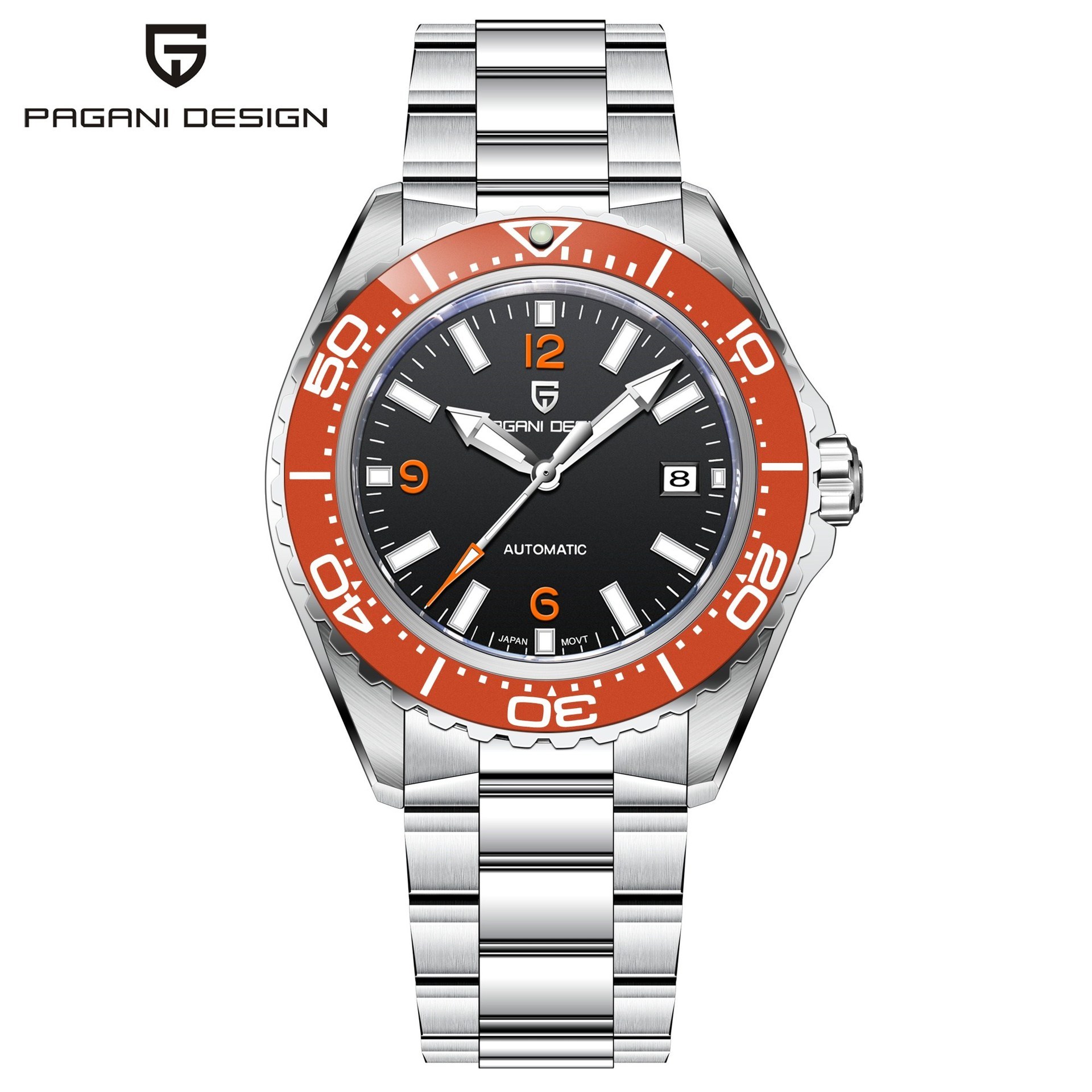 Steel Black Orange