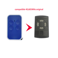 Télécommande en plastique à code d'apprentissage automatique compatible 26,975 MHz 40,685 MHz Hormann pour porte de garage, portée 100 m, 4 boutons RKING