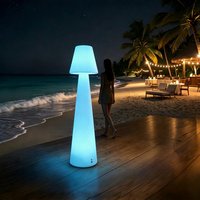 Lampada a LED a Forma di Fungo per Esterni, Illuminazione per Halloween/Natale, Telecomando, IP65 Impermeabile, Dimmerabile RGBW 6000K