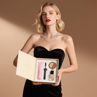 Boîte cadeau rigide magnétique en papier imperméable de luxe personnalisée pour crème pour les yeux et emballage de maquillage pour soins de la peau