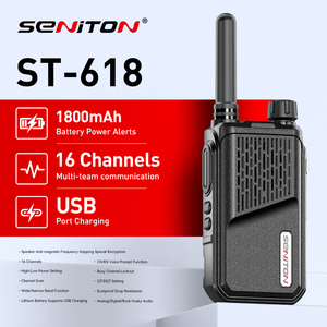 Walkie Talkie Analógico Portátil de Alta Potencia Seniton, Carga Rápida Tipo-C, Batería de Alta Capacidad, <span class=keywords><strong>Intercomunicador</strong></span> <span class=keywords><strong>para</strong></span> Seguridad en <span class=keywords><strong>Eventos</strong></span> y Patrullaje - Product Image 2