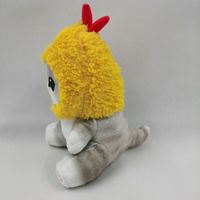 Vente en gros de porte-clés transformables, crevettes frites, requin, ornements en peluche, machine à saisir, sac à dos pour poupées, sac en maille OPP