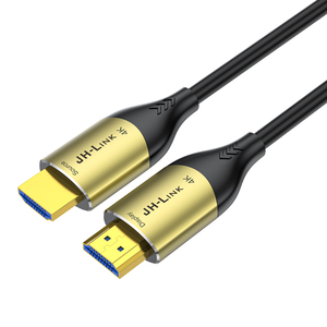 Câble <span class=keywords><strong>HDMI</strong></span> Fibre Optique JH-LINK 4K 5M-200M 4K 60Hz, <span class=keywords><strong>HDMI</strong></span> Premium Fin et Flexible 18 Gbps HDCP2.0 Adapté pour <span class=keywords><strong>Apple</strong></span> TV, HDTV - Product Image 1