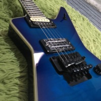 Dimebag Darrell Blue Washburn Electric Guitar Maple Back/Sides Rosewood Fingerboard Binding 6-String Glossy Finish Fast Shipping