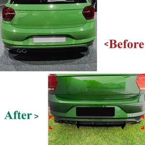 Protector de Parachoques Trasero para Polo MK6 2018-2021 Hatchback, Difusor Inferior, Accesorios para Carrocería - Product Image 2