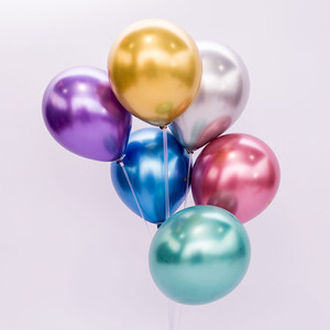 12 Inch (50pcs/bag) Party Metallic Balloons Chrome Balloons Party <strong>Birthday</strong> <strong>Decorations</strong> - Product Image 1