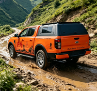 Couverture de benne haute pour pick-up Fiat, en acier carbone noir de haute qualité, protection tout-terrain 4x4, avec installation facile