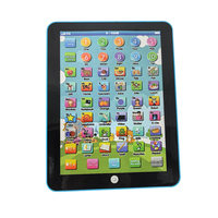 Tablette éducative KSF Mini Cartoon pour enfants, machine de lecture interactive, apprentissage de l'anglais, jouet musical alimenté par piles alcalines AA pour les 2-4 ans