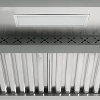 Hood Ventilasi Komersial Restoran Tanpa Saluran dengan Sel ESP yang Dapat Dicuci, Sistem Pemurnian Terintegrasi untuk Dapur Rantai