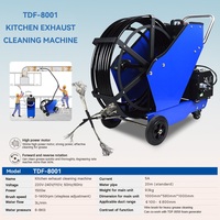 Machine de nettoyage des conduits d'évacuation et des conduits de graisse de cuisine TDF 8001, machine de nettoyage des conduits de graisse, machine de nettoyage des conduits d'évacuation de cuisine