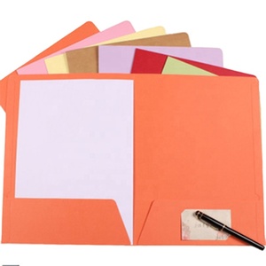 Bìa Đựng Hồ Sơ Màu Cung Cấp Trực Tiếp Từ Nhà Máy Bìa Đựng Hồ Sơ Hai Ngăn Bằng Giấy A4 Bìa Đựng Hồ Sơ Văn Phòng Bìa Đựng Tài Liệu Tùy Chỉnh - Product Image 1