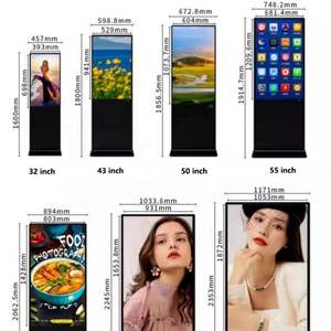 Floor Standing Digital Signage Display Window System LCD Screen Totem Kiosks 32 Inch Indoor Advertising Playing Equipment IP65 - Product Image 3