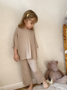 Ropa de Bebé y Niños al por Mayor, Personalizada OEM ODM, de Viscosa de Bambú, Manga Larga, Talla Grande, Ultra Suave, para Bebés y Niños - Product Image 5