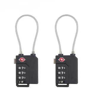 New tsa007 Hải Quan 3-Chữ Số Mật Khẩu Khóa Vali Vali Cáp Thép Tsa Mật Khẩu Ổ Khóa - Product Image 1