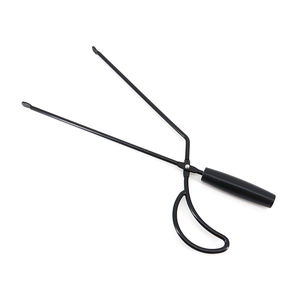 <span class=keywords><strong>Pince</strong></span> à charbon de <span class=keywords><strong>bois</strong></span> <span class=keywords><strong>pour</strong></span> barbecue de camping en plein air, <span class=keywords><strong>pince</strong></span> à feu en métal avec manche en <span class=keywords><strong>bois</strong></span> <span class=keywords><strong>pour</strong></span> foyer et brasero - Product Image 2