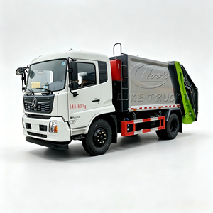 Camion à ordures compacteur Dongfeng Kinland 12CBM, camion de collecte de déchets hydraulique, exportation mondiale - Product Image 3