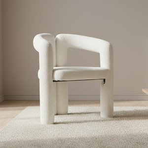 Bộ ghế ăn kiểu Bắc Âu hiện đại sang trọng, nội thất nhà bếp, ghế ăn lưng cao bọc nệm dành cho nhà hàng - Product Image 1