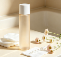 Botellas de Plástico PET Esmerilado Reutilizables, Juego de Envases Cosméticos Vacíos para Agua Floral, Tónico y Loción para el Cuidado de la Piel