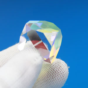 크리 에이 티브 광학 유리 멀티 투명 X 큐브 프리즘 특수 광학 과학 실험 - Product Image 5