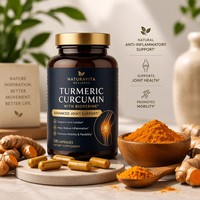 Extrait de curcuma pur naturel en poudre cristalline 95% curcuminoïdes de qualité alimentaire pour la santé des articulations