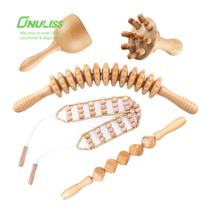 Maderoterapia para celulitis, conjunto de herramientas de masaje de madera para cuero cabelludo, herramienta de terapia de madera - Product Image 1