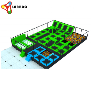 Parcours d'obstacles de guerrier ninja commercial pour enfants et maison de rebond intérieure avec parc de <span class=keywords><strong>trampoline</strong></span> de <span class=keywords><strong>fitness</strong></span> à vendre - Product Image 5