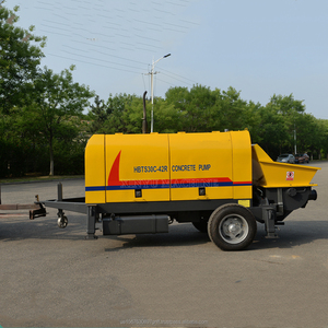 2025 nuevo 30-60cbm/hr bomba de remolque de hormigón diésel bomba de línea de hormigón móvil máquina de bombeo de hormigón con tubería - Product Image 4