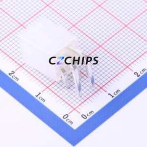 HC-5557-2*2AW Wire-to-Board Pin Header Bent Lead Through Hole,P=4.2mm Connector 2x2P 4.2mm Right Angle Insert Mini-Fit (MX 4.2) - Product Image 2