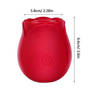 Kadınlar için güçlü emme-gül vibratör oyuncak vakum stimülatörü Oral meme Clit enayi kadın seks oyuncakları yetişkinler için mal - Product Image 5