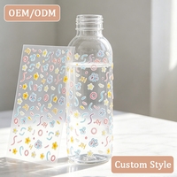 Autocollants pour ongles en gel souple 3D lumineux personnalisés OEM, décoration qui brille dans le noir, vente en gros